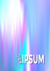 Wall Mural - Hologram texture gradient party poster background.