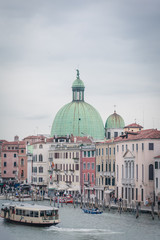 Venice View over canal Chiesa di San Simeone Piccolo