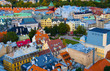Panoramic view of Riga Old Town, Latvia