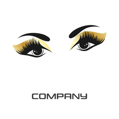 Poster - Eyes and eyelashes logo