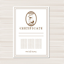 Certificate, Diploma Template. Texture, Background. Rewarding. You Can Enter Text.