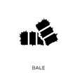 Bale icon. Bale symbol design from Agriculture, Farming and Gardening collection.