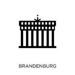 Wall Mural - Brandenburg icon. Brandenburg symbol design from Architecture collection.