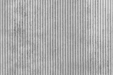 Gray Background Texture With Vertical Grooves Or Flutes
