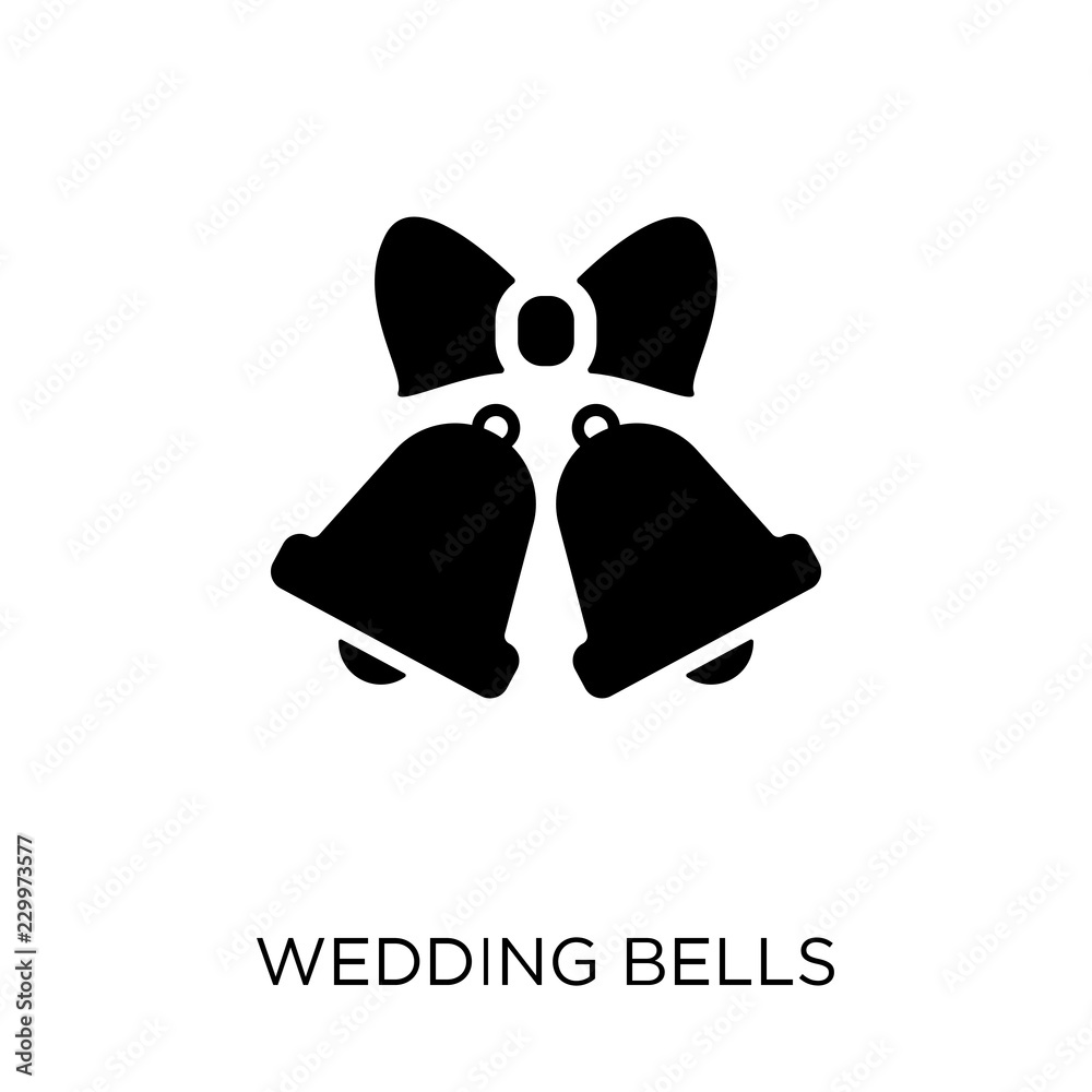 35 inch Anagram Wedding Bells Foil Balloon - 11051 - LA Balloons, image size:1000x1000