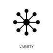 Variety icon. Variety symbol design from Analytics collection.
