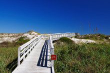 Anastasia State Park In St. Augustine Is Good Destination For Winter Sun Holidays, Florida, USA
