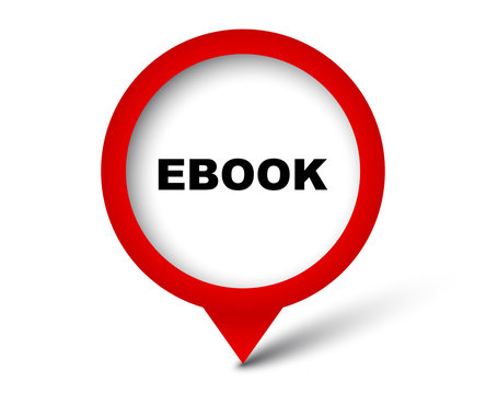 red vector banner ebook