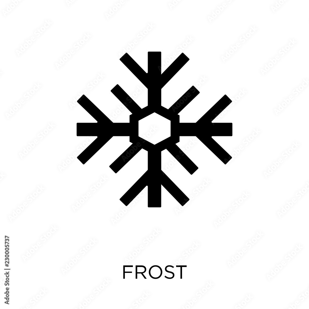 Frost icon. Frost symbol design from Weather collection.