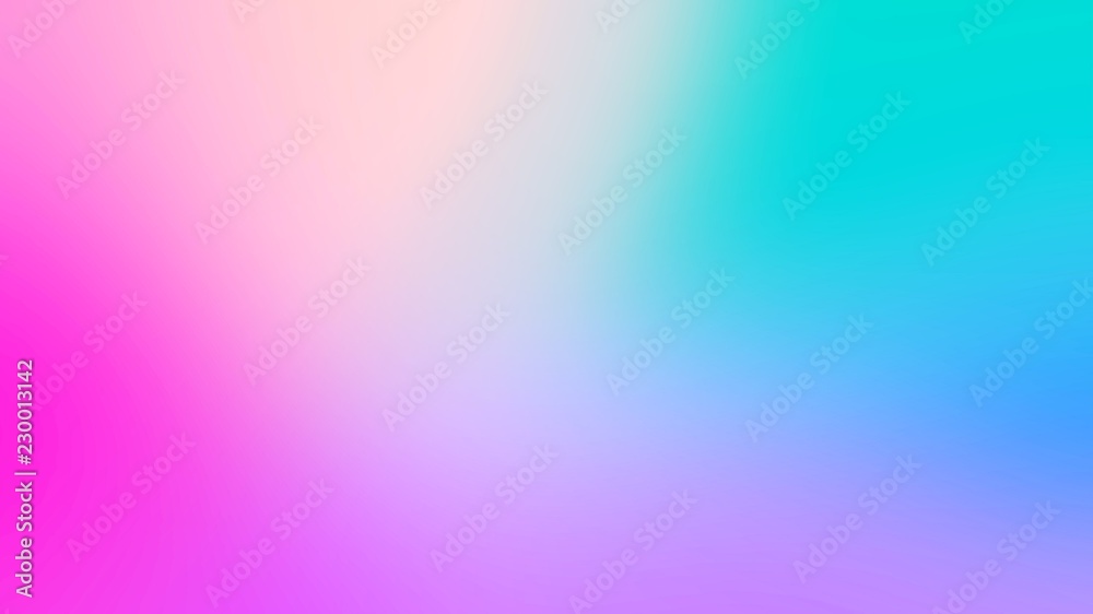 Abstract blurred gradient background in bright colors. Colorful smooth illustration - obrazy, fototapety, plakaty 