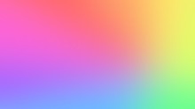 Abstract Blurred Gradient Background In Bright Colors. Colorful Smooth Illustration