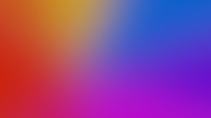 Abstract blurred gradient background in bright colors. Colorful smooth illustration