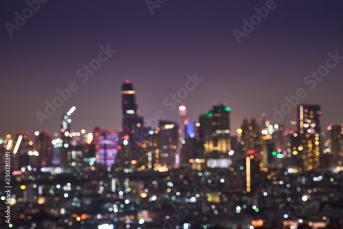 Abstract Light Cityscape Bokeh Background Buy This Stock Photo