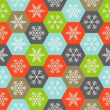 Christmas Seamless Pattern For Use As Wallpaper