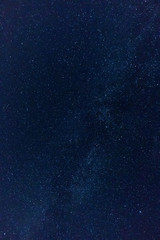 a blue night star sky