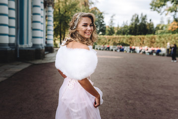 woman, pink, dress, young, beautiful, spring, flower, flowers, girl, model, garden, beauty, sun, park, white, hair, fashion, female, brunette, nature, tree, happy, summer, women, smile, makeup, outdoo