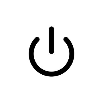 Power vector icon isolated on background. Trendy sweet symbol. Pixel perfect. illustration EPS 10.