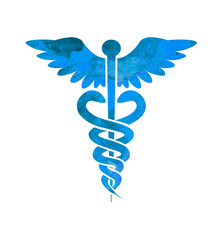 Medical Icon - Caduceus - Rod of Hermes