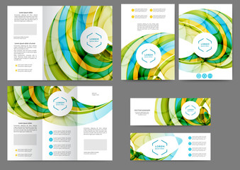 Wall Mural - Abstract brochure template