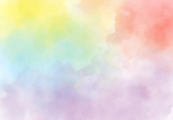 Wall Mural - abstract watercolor digital art painting for texture background