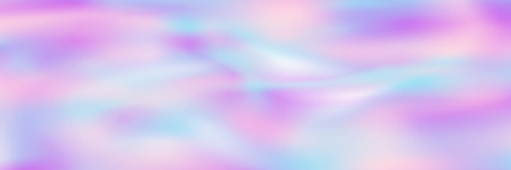 Aufkleber - horizontal abstract pastel holographic texture design for pattern and background