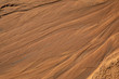 Textured desert sand after the rain