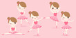 © Lin - cartoon ballerina girl