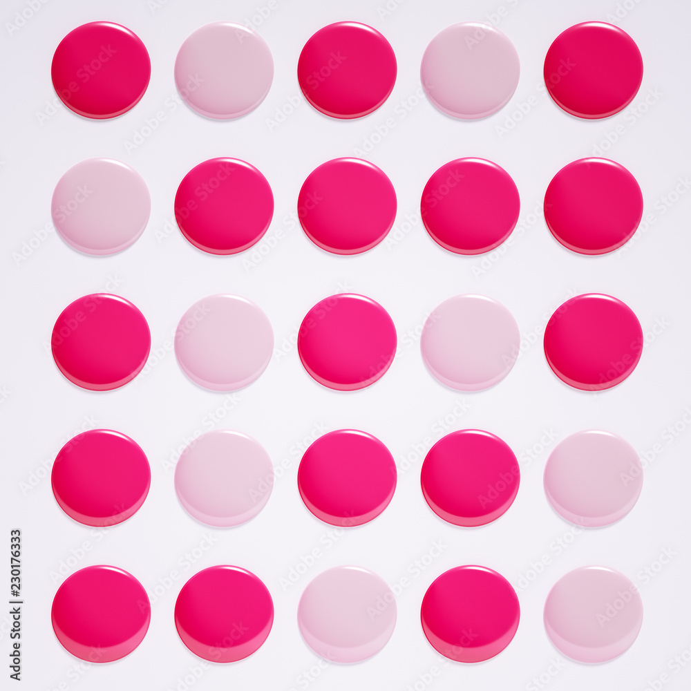 Photo Art Print Beauty Makeup And Nail Design Banner Pastel Pink