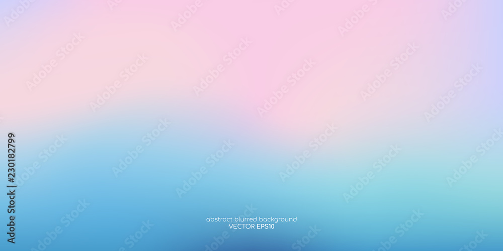 Vector abstract colorful background blurred gradient pastel color palette - obrazy, fototapety, plakaty 