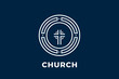 The logo for the Church in the circle