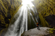 gljufrabui waterfall in Iceland