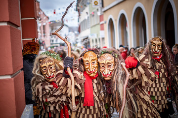 Wall Mural - niederemmendinger kinzgeschreckli 11 - fastnacht umzug emmendingen - fastanchtsgestalt