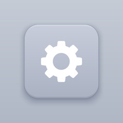 Poster - Settings, gear button, best vector