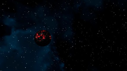 Wall Mural - Destruction in depths of the star 