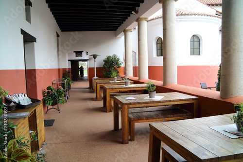Fotomural The reconstructed inn from Roman times in Xanten Germany