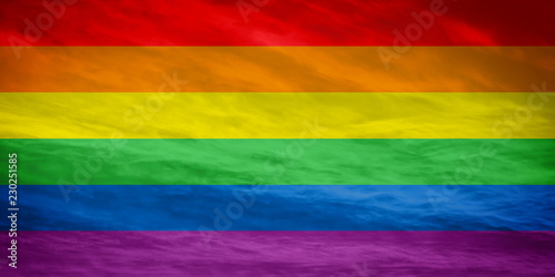 LGBTQ colorful flag Canvas