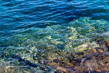 Rocky Coast. Adriatic Sea