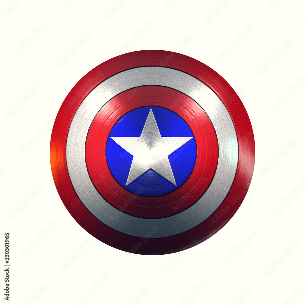 Captain America Schild Zum Ausmalen