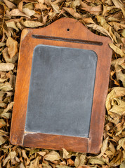 Wall Mural - blank, vintage slate blackboard