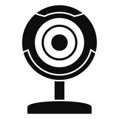 Sticker - Web camera icon. Simple illustration of web camera vector icon for web design isolated on white background