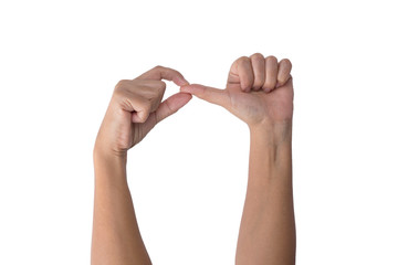 Physiotherapist giving hand massage to patient