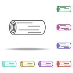 Poster - wood, wood icon. Elements of construction in multi color style icons. Simple icon for websites, web design, mobile app, info graphics