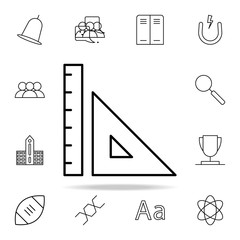 Poster - chatting icon. school icons universal set for web and mobile