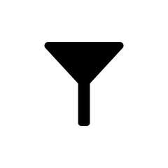 Poster - Funnel tool icon. One of simple collection icons for websites, web design, mobile app
