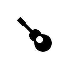 Poster - spanish guitar icon. One of simple collection icons for websites, web design, mobile app