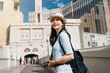 © PR Image Factory - tourist going to join the guide tour in museum