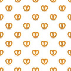 Sticker - Traditional pretzel pattern seamless repeat background for any web design