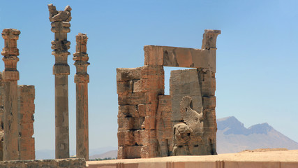 Wall Mural - Ruins of Persepolis in Shiraz, Iran. Persepolis is a UNESCO World Heritage site.