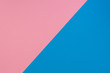Blue and pink two tone diagonal devided color paper background