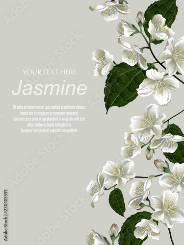 Template for greeting cards, wedding decorations, invitation, sales, packaging Tableau sur Toile